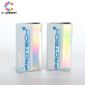 custom logo printed medicine 10ml hologram vial sticker and box